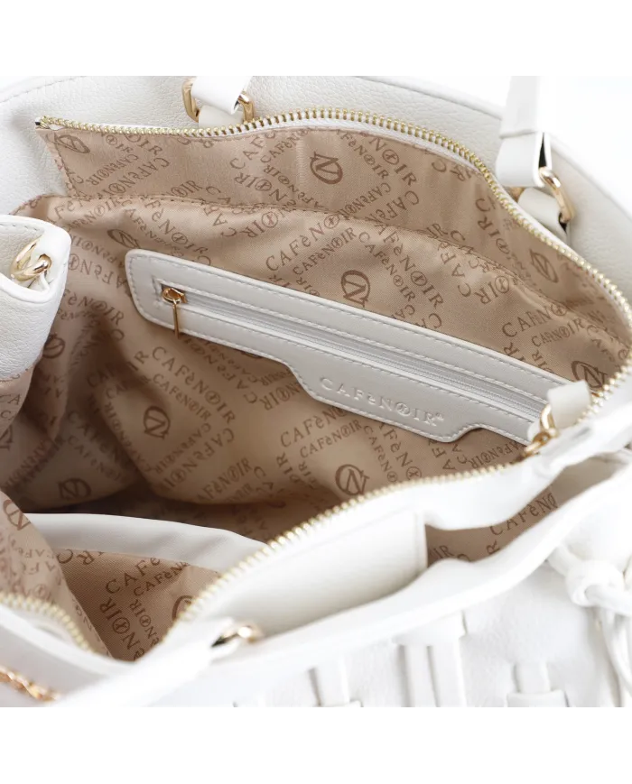 CafèNoir Tote Bianco - Glamour Calzature