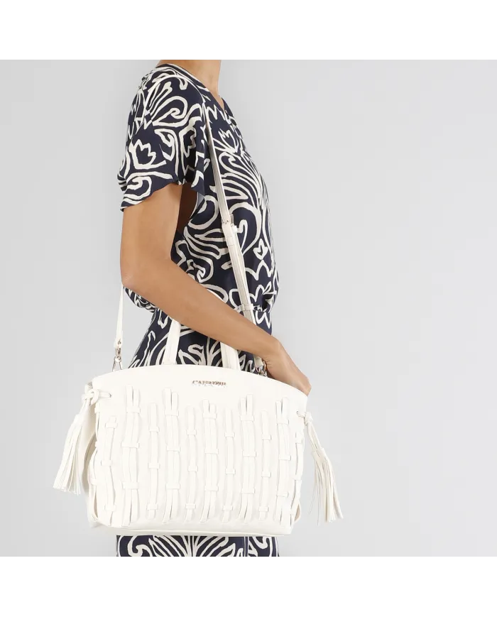 CafèNoir Tote Bianco - Glamour Calzature