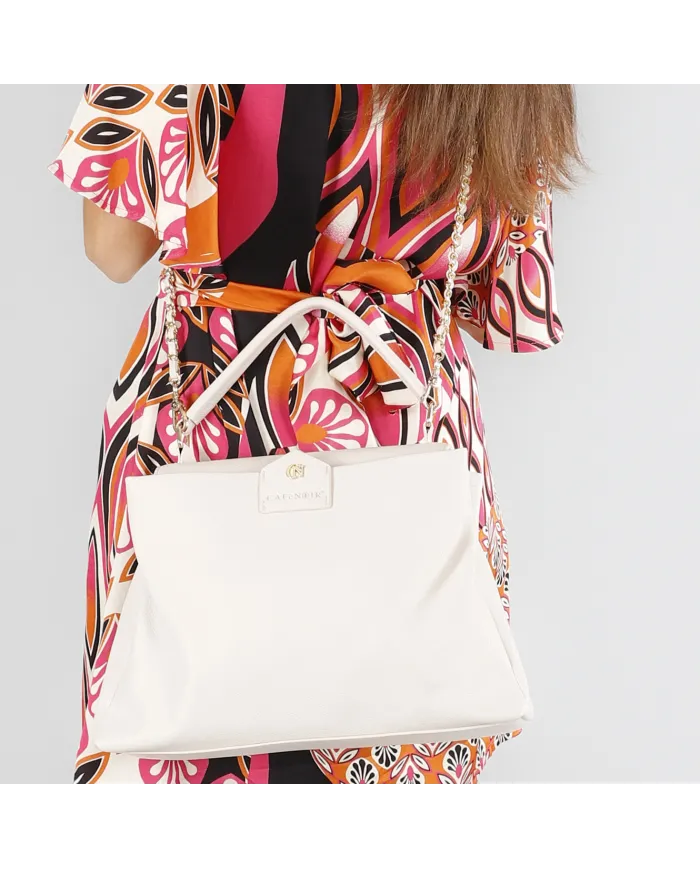CafèNoir Borsa Avorio - Glamour Calzature