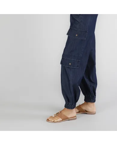 CafèNoir Pantalone Blu - Glamour Calzature CafèNoir Pantalone Blu - Glamour Calzature