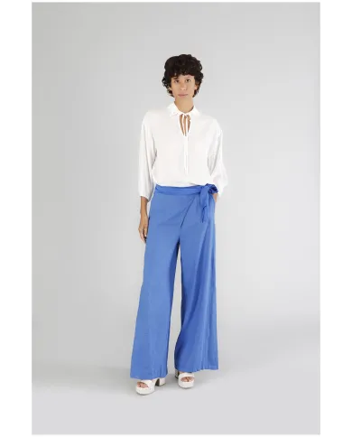 CafèNoir Pantalone Blu - Glamour Calzature CafèNoir Pantalone Blu - Glamour Calzature