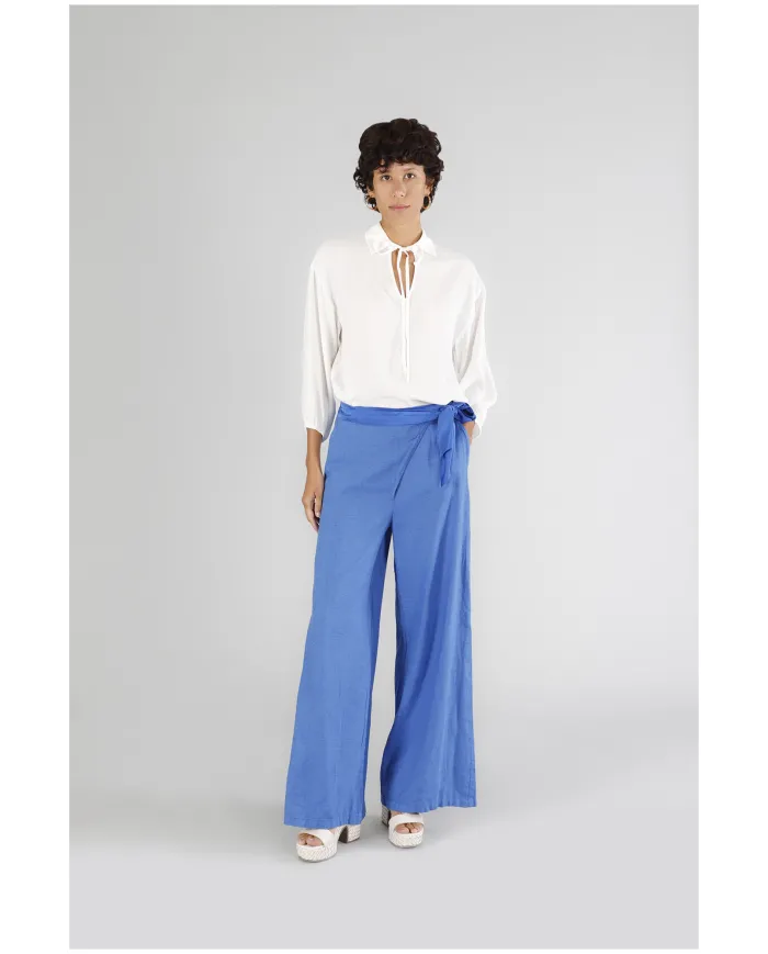 CafèNoir Pantalone Blu - Glamour Calzature CafèNoir Pantalone Blu - Glamour Calzature