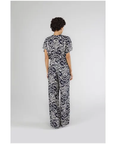 CafèNoir Pantalone Blu - Glamour Calzature CafèNoir Pantalone Blu - Glamour Calzature