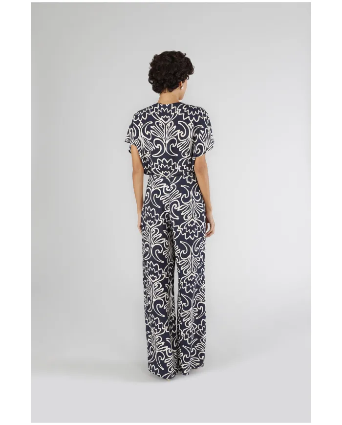CafèNoir Pantalone Blu - Glamour Calzature CafèNoir Pantalone Blu - Glamour Calzature