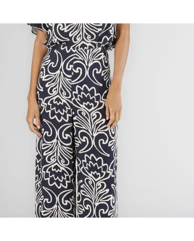 CafèNoir Pantalone Blu - Glamour Calzature CafèNoir Pantalone Blu - Glamour Calzature
