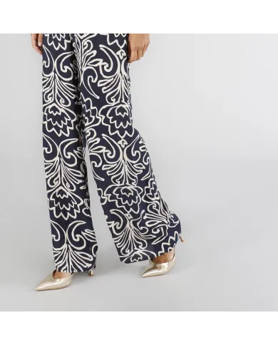 CafèNoir Pantalone Blu - Glamour Calzature