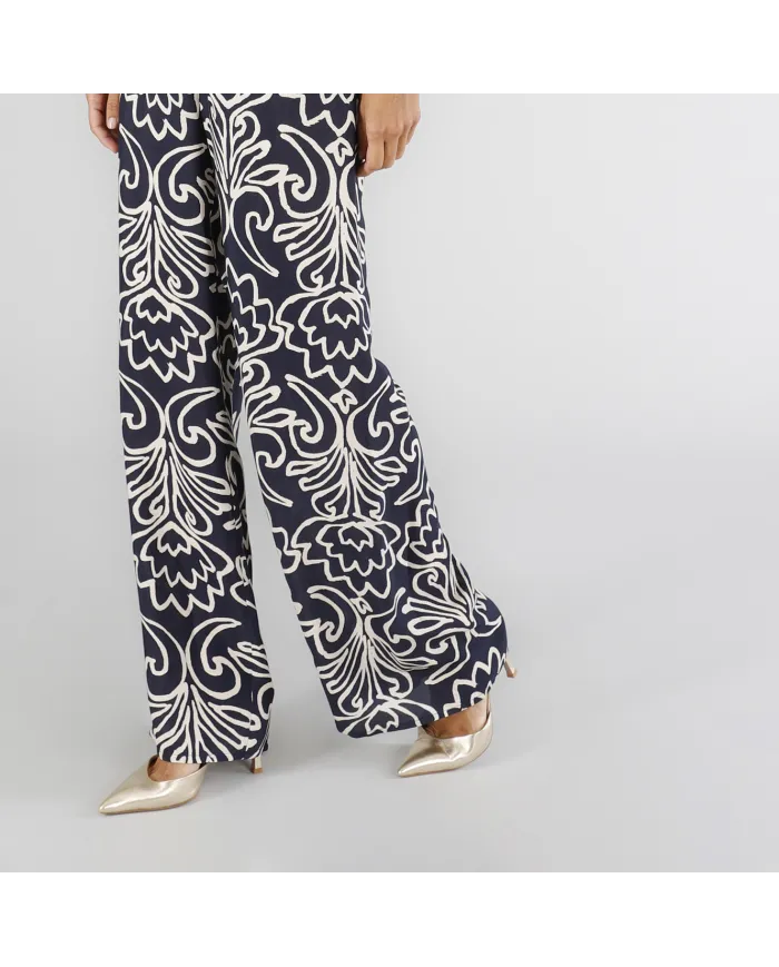 CafèNoir Pantalone Blu - Glamour Calzature CafèNoir Pantalone Blu - Glamour Calzature