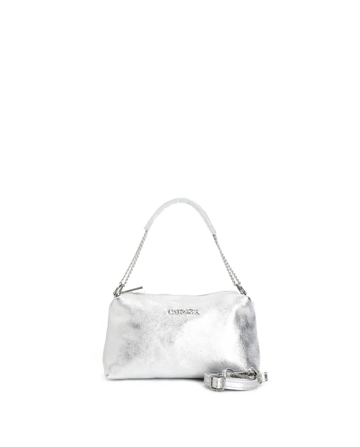 CafèNoir Camera Bag Argento - Glamour Calzature