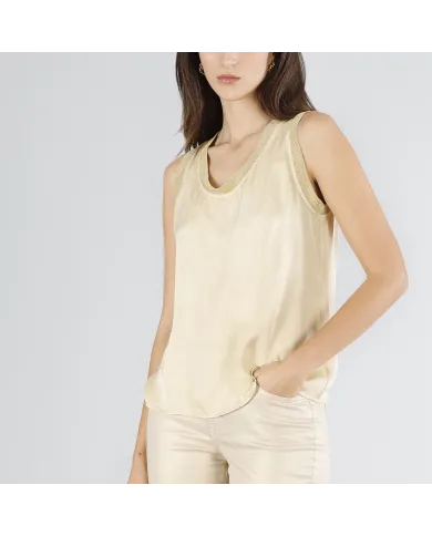 CafèNoir Top Beige - Glamour Calzature CafèNoir Top Beige - Glamour Calzature