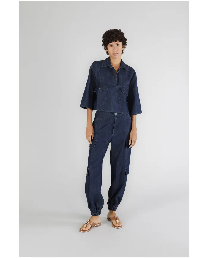 CafèNoir Camicia Blu - Glamour Calzature CafèNoir Camicia Blu - Glamour Calzature