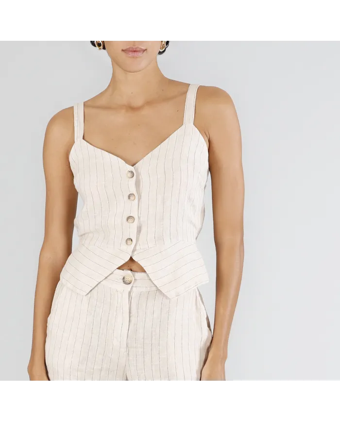 CafèNoir Top Beige - Glamour Calzature