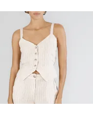 CafèNoir Top Beige - Glamour Calzature