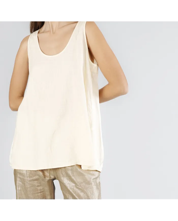 CafèNoir Canotta Beige - Glamour Calzature