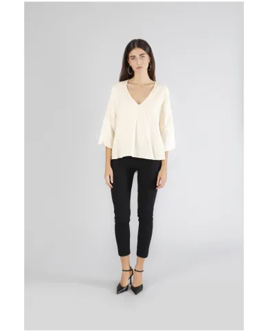 CafèNoir Blusa Avorio - Glamour Calzature CafèNoir Blusa Avorio - Glamour Calzature