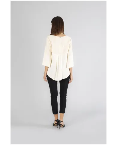 CafèNoir Blusa Avorio - Glamour Calzature CafèNoir Blusa Avorio - Glamour Calzature