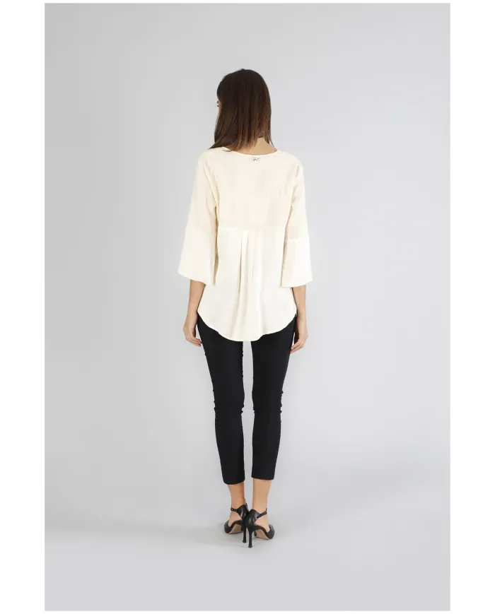 CafèNoir Blusa Avorio - Glamour Calzature CafèNoir Blusa Avorio - Glamour Calzature