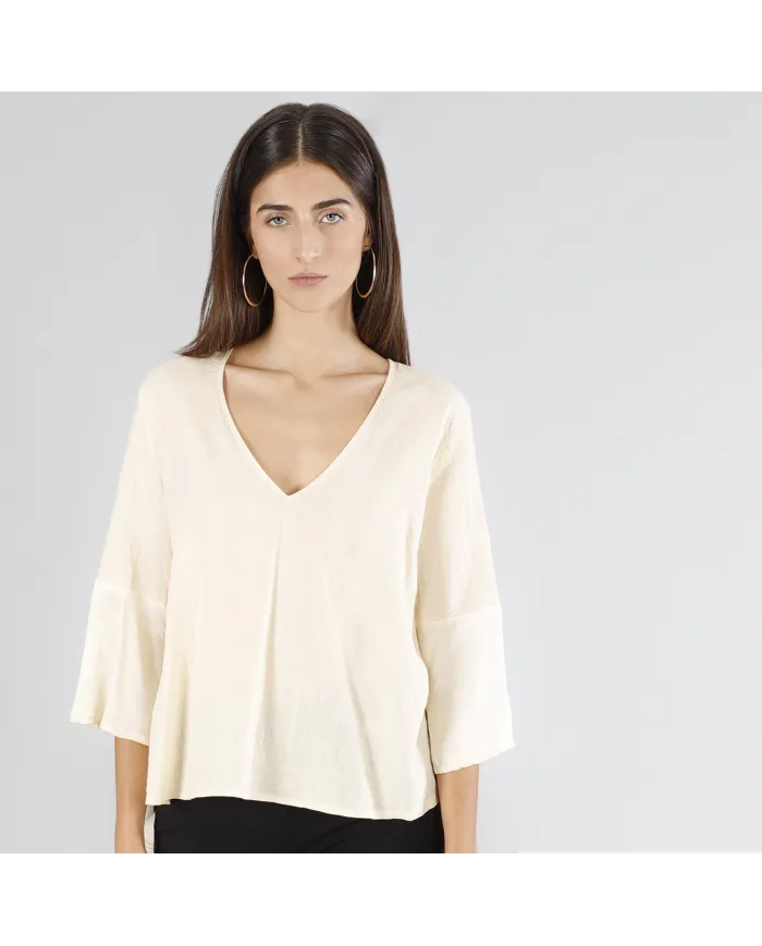 CafèNoir Blusa Avorio - Glamour Calzature