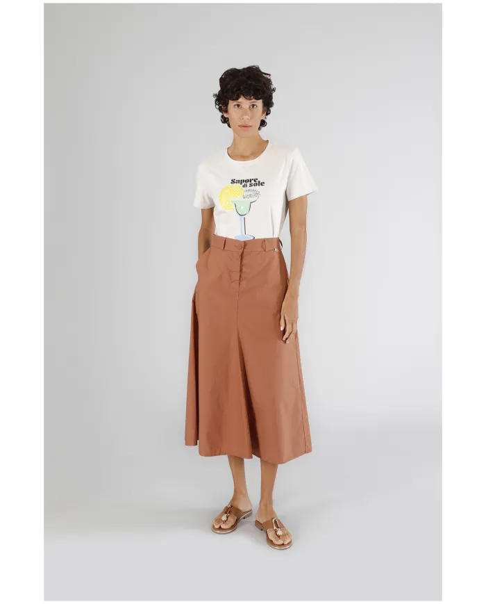 CafèNoir Gonna Cuoio - Glamour Calzature