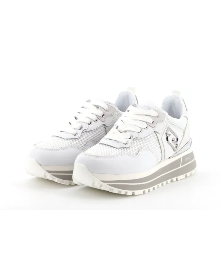 LIU-JO MAXI WONDER 01 Bianco - Glamour Calzature LIU-JO MAXI WONDER 01 Bianco - Glamour Calzature
