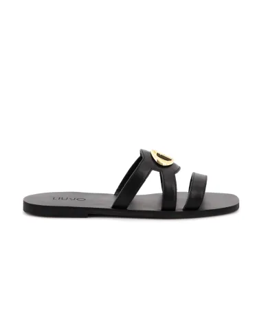 LIU-JO Ciabatta Nero - Glamour Calzature LIU-JO Ciabatta Nero - Glamour Calzature