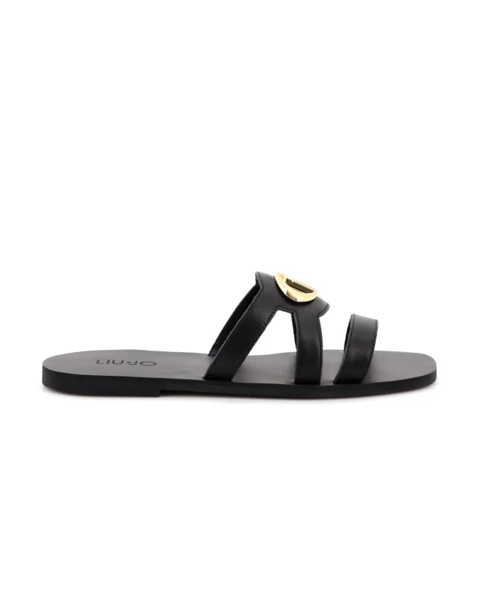 LIU-JO Ciabatta Nero - Glamour Calzature