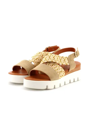 Cinzia Soft Sandalo Beige - Glamour Calzature