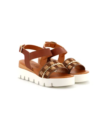 Cinzia Soft Sandalo Cuoio - Glamour Calzature