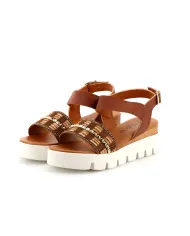 Cinzia Soft Sandalo Cuoio - Glamour Calzature