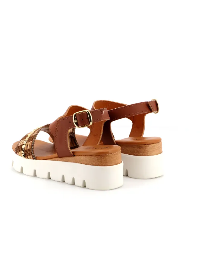 Cinzia Soft Sandalo Cuoio - Glamour Calzature