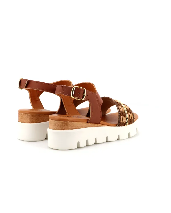 Cinzia Soft Sandalo Cuoio - Glamour Calzature