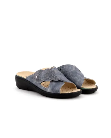 Cinzia Soft Ciabatta Blu - Glamour Calzature Cinzia Soft Ciabatta Blu - Glamour Calzature