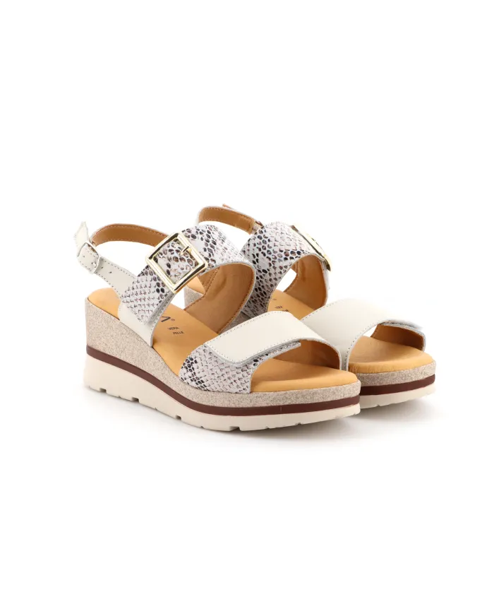 Cinzia Soft Sandalo Bianco - Glamour Calzature