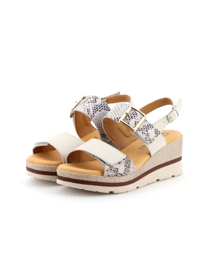 Cinzia Soft Sandalo Bianco - Glamour Calzature