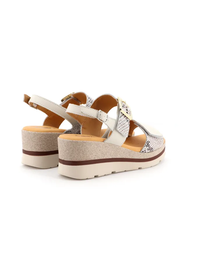 Cinzia Soft Sandalo Bianco - Glamour Calzature