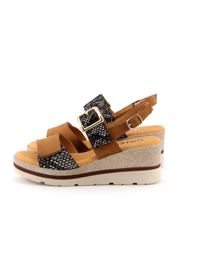 Cinzia Soft Sandalo Cuoio - Glamour Calzature