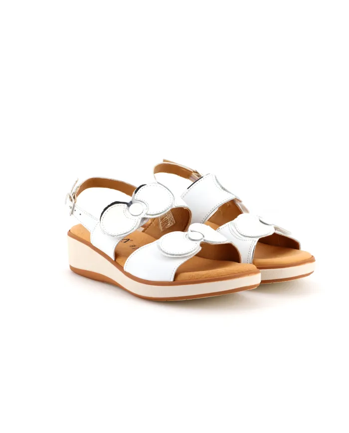 Cinzia Soft Sandalo Bianco - Glamour Calzature