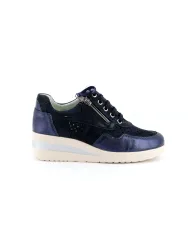 Cinzia Soft Sneakers Blu - Glamour Calzature
