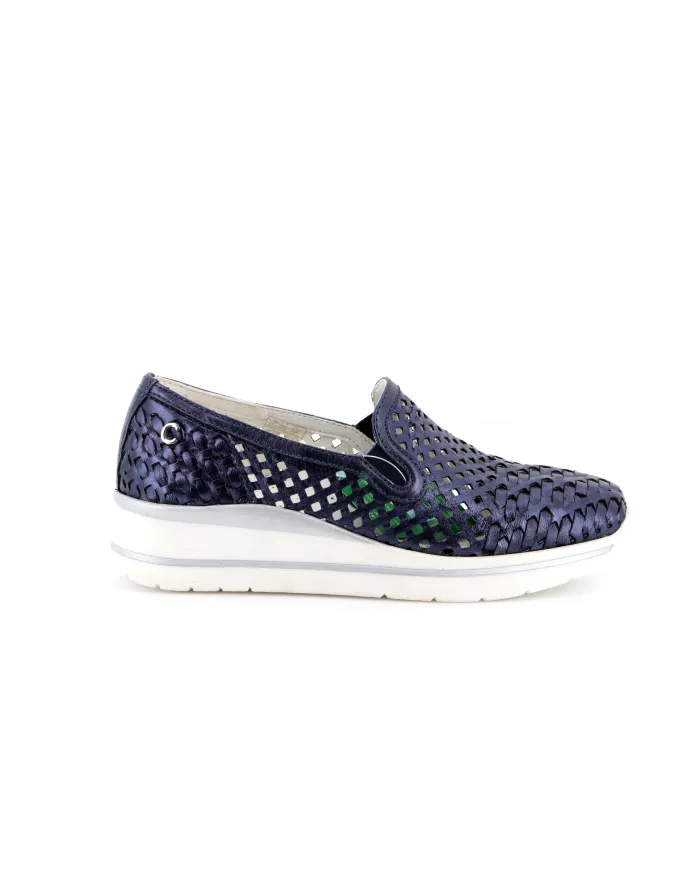 Cinzia Soft Sneakers Blu - Glamour Calzature