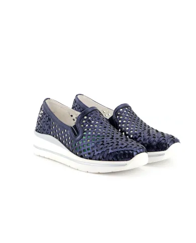 Cinzia Soft Sneakers Blu - Glamour Calzature