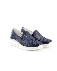 Cinzia Soft Sneakers Blu - Glamour Calzature