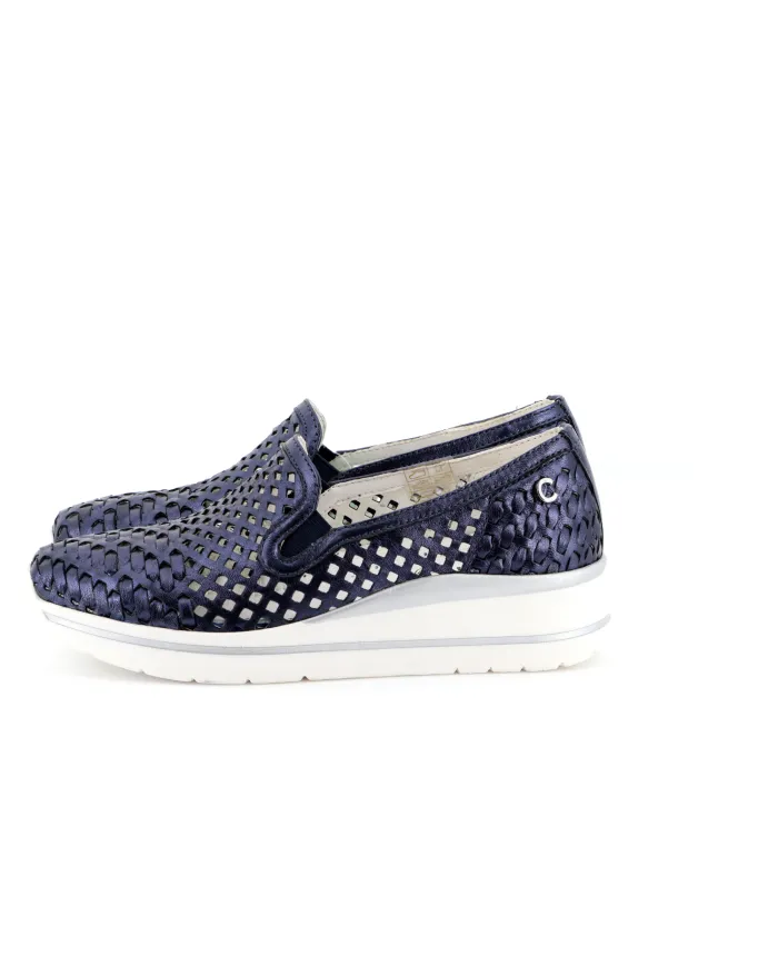 Cinzia Soft Sneakers Blu - Glamour Calzature