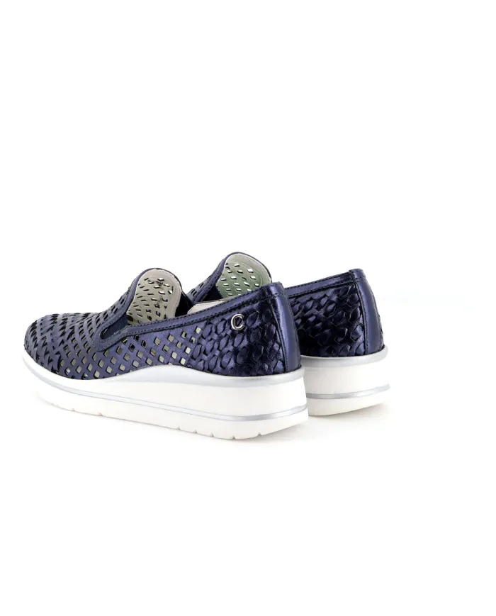Cinzia Soft Sneakers Blu - Glamour Calzature