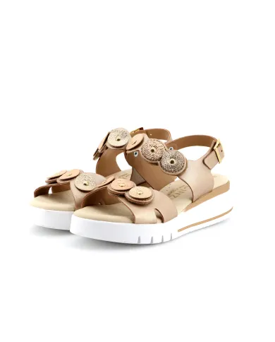 Cinzia Soft Sandalo Oro - Glamour Calzature