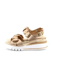 Cinzia Soft Sandalo Oro - Glamour Calzature