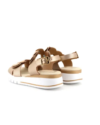 Cinzia Soft Sandalo Oro - Glamour Calzature