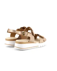 Cinzia Soft Sandalo Oro - Glamour Calzature