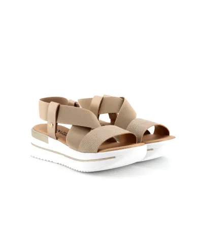 Cinzia Soft Sandalo Platino - Glamour Calzature