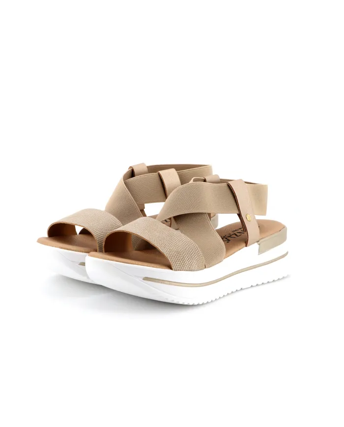 Cinzia Soft Sandalo Platino - Glamour Calzature