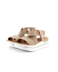 Cinzia Soft Sandalo Platino - Glamour Calzature