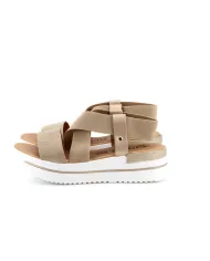 Cinzia Soft Sandalo Platino - Glamour Calzature